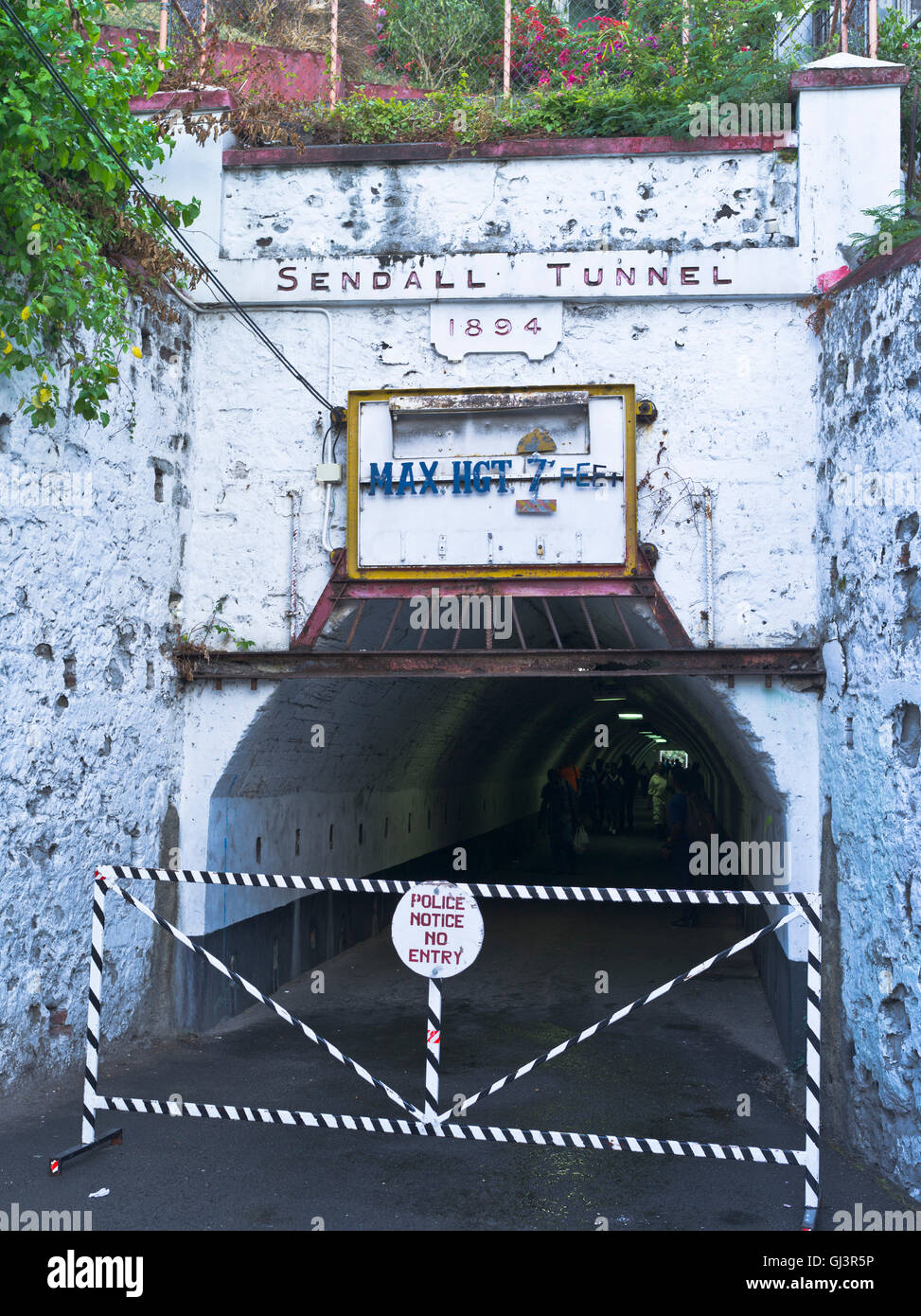 dh St GRENADA CARIBBEAN Sendall Tunnel underground footpath