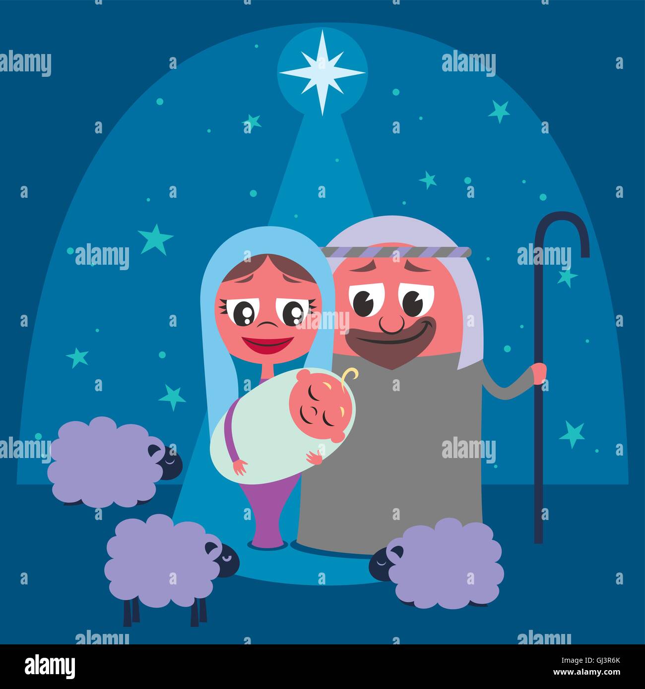 Nativity vector Stock Vector Images - Alamy