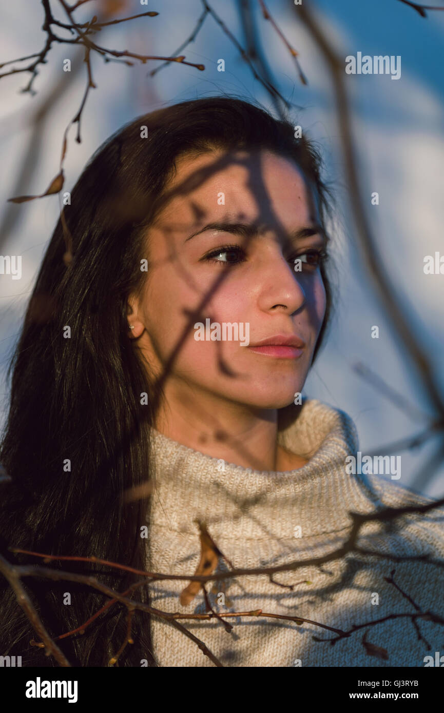 Portraits in fall Stock Photo - Alamy