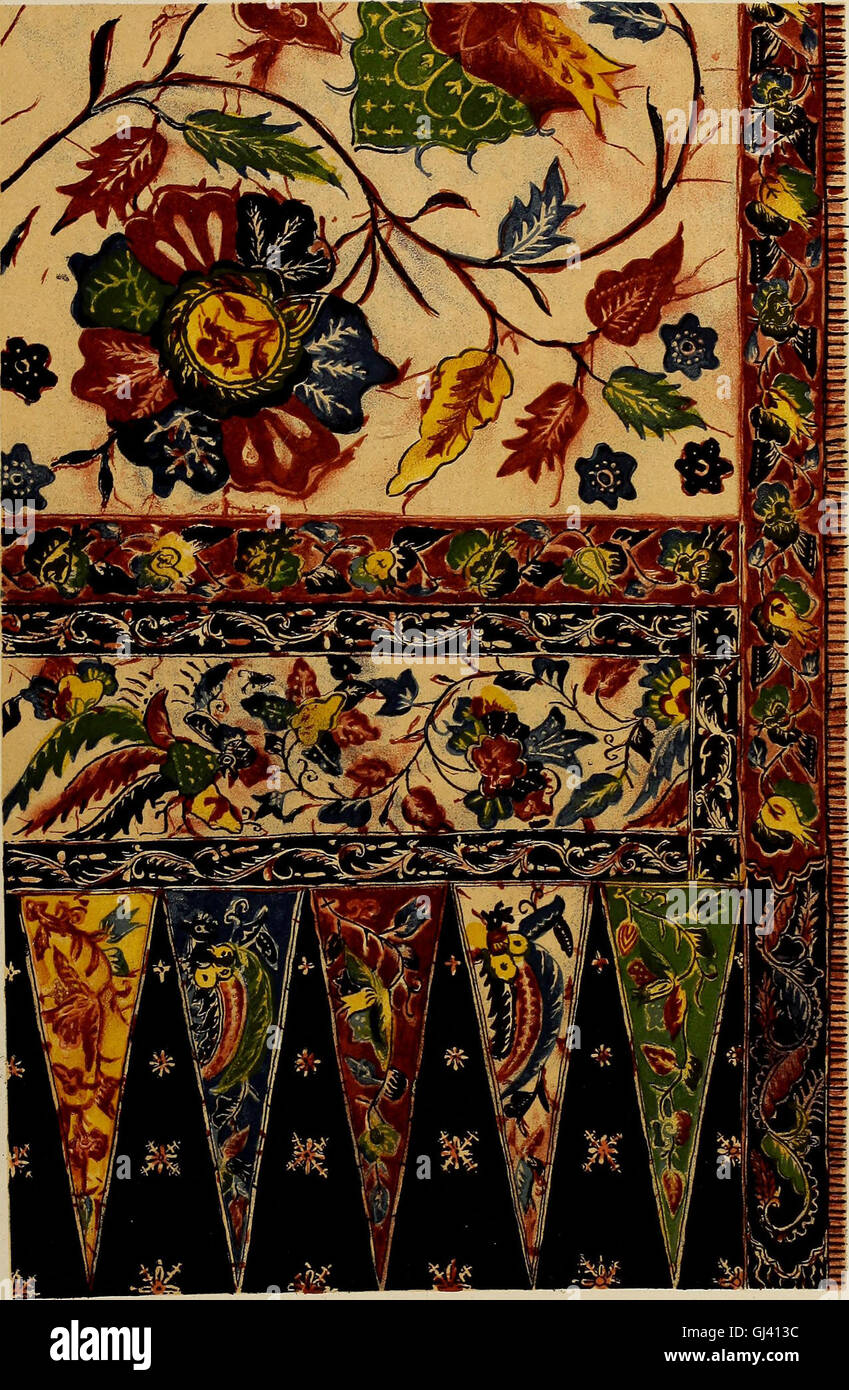 De inlandsche kunstnijverheid in Nederlandsch IndiC3AB (1912) Stock Photo