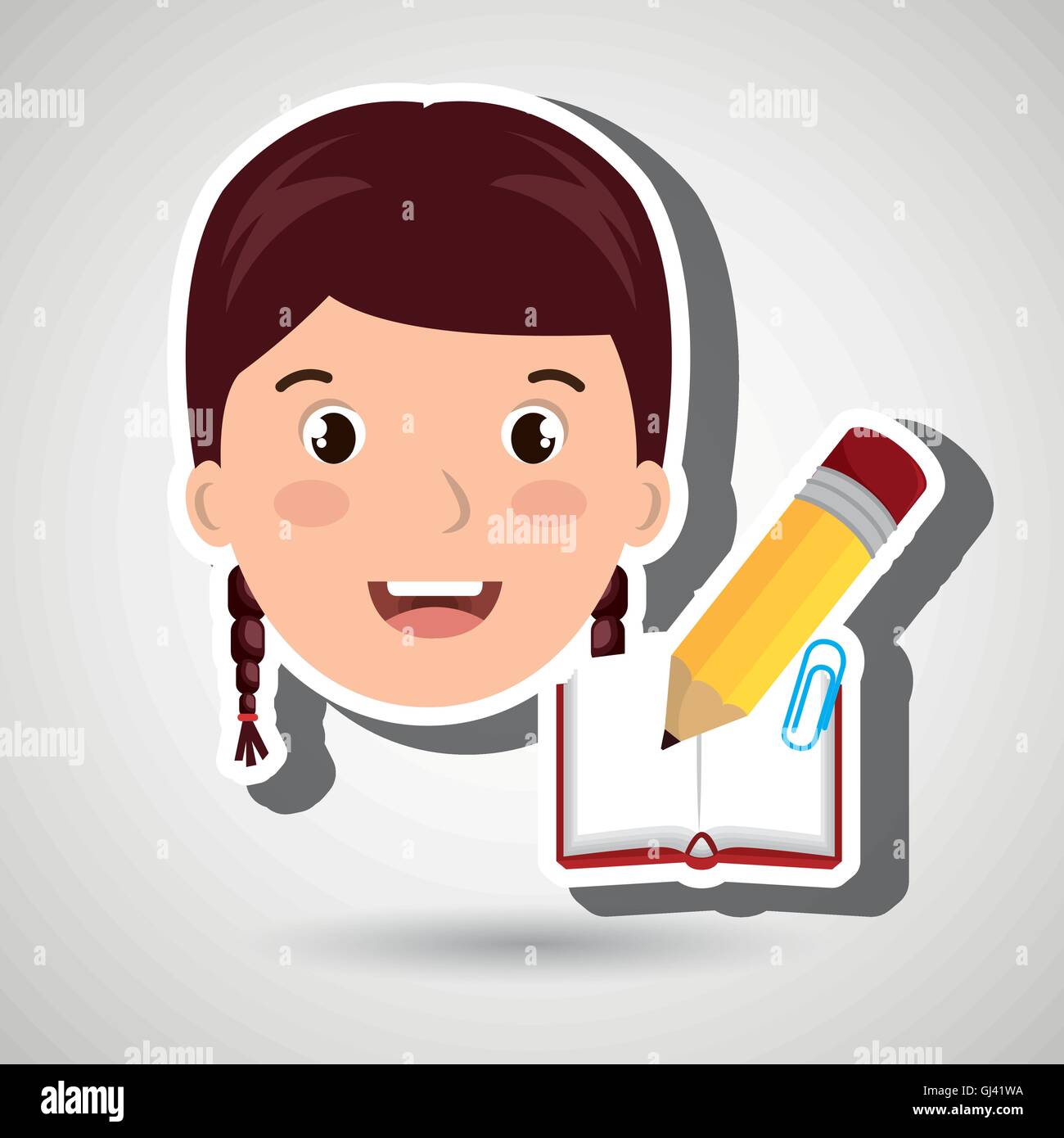 student school element icon Stock Vector Image & Art - Alamy