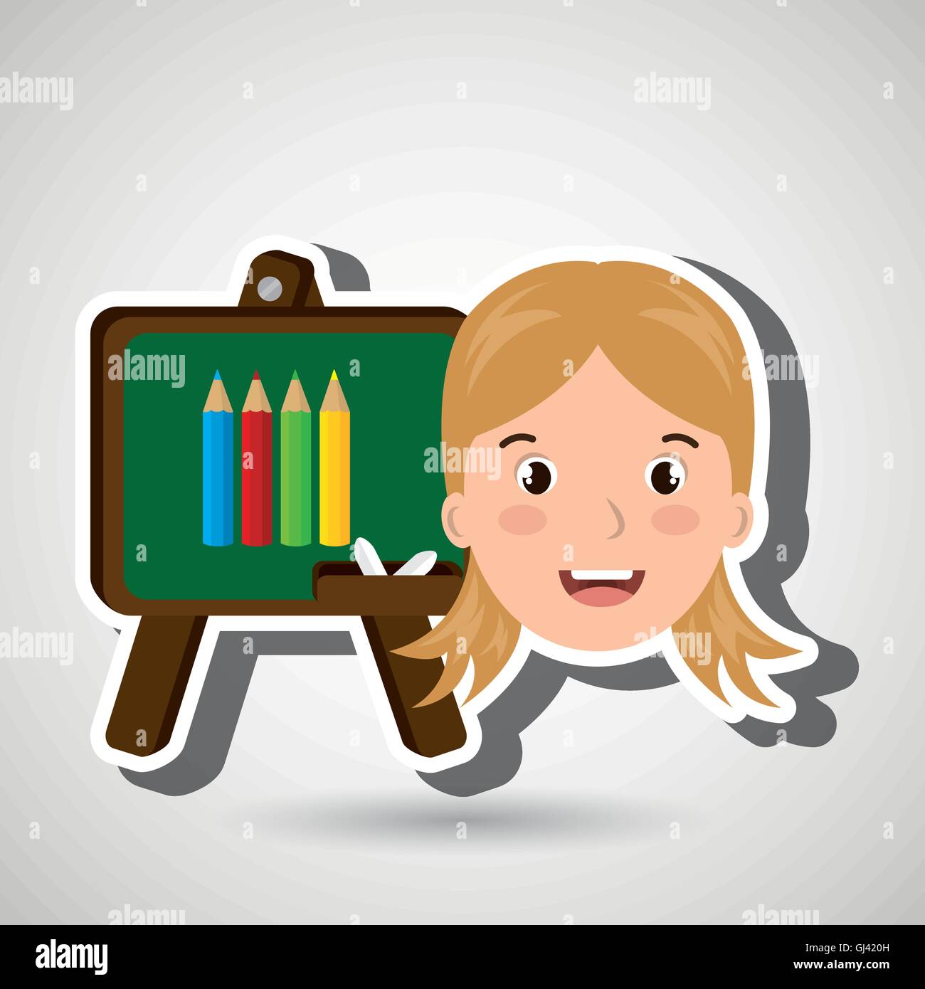 student school element icon Stock Vector Image & Art - Alamy
