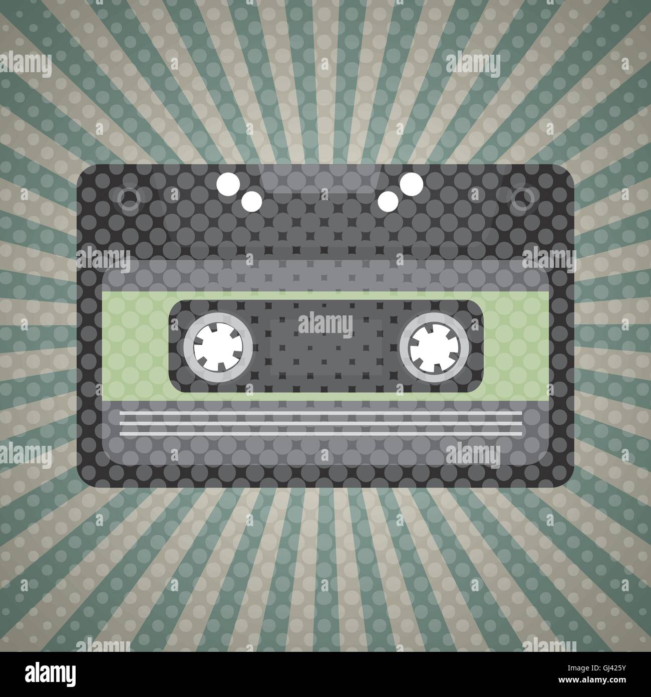 music vintage old popart Stock Vector Image & Art - Alamy
