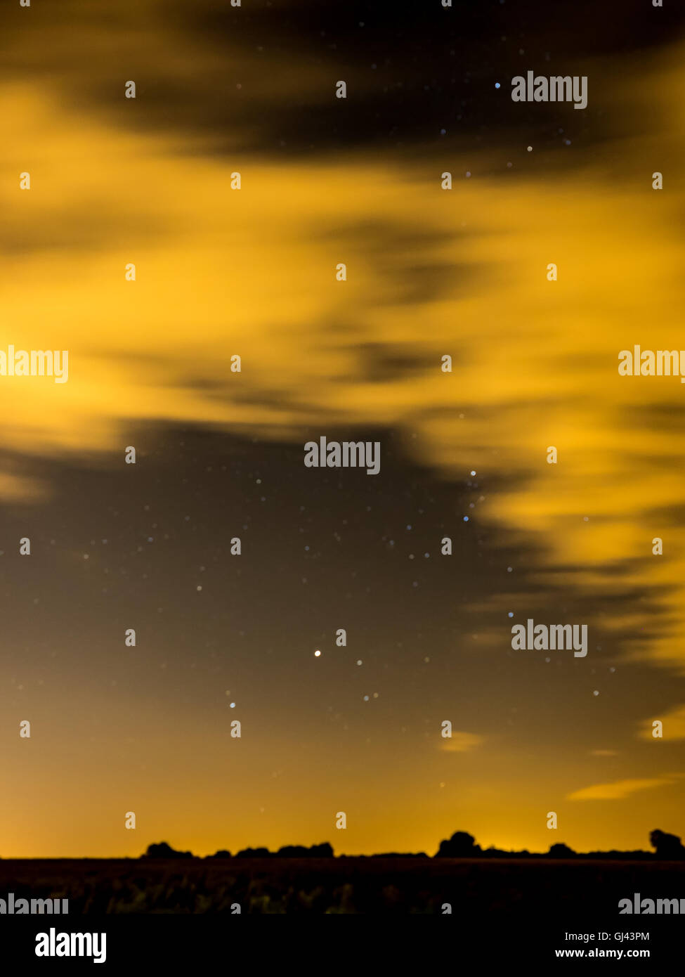 East Leake,Nottingham, UK. 11th August 2016 Perseid Meteor shower. The