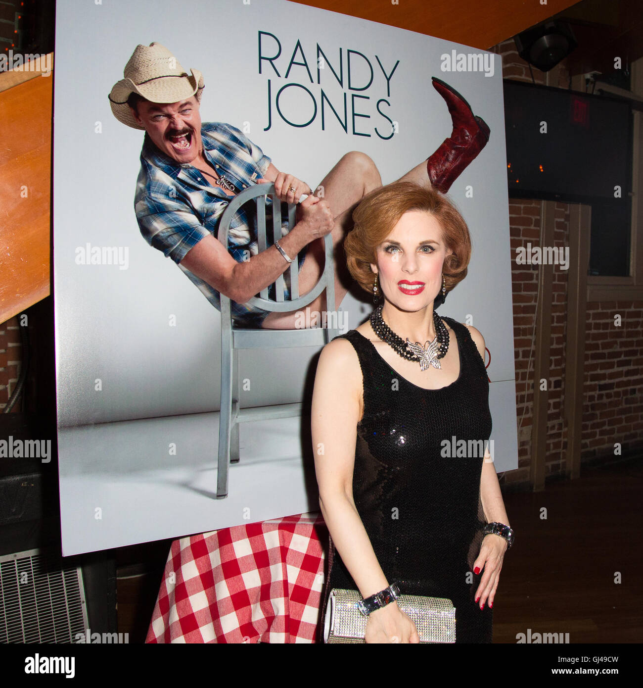 West Hollywood, California, USA. 11th August, 2016. Actress/producer Katharine 'Kat' Kramer attends the Randy Jones 'Mister Right' CD Release Party at Flaming Saddles in West Hollywood, California, USA. It was also the launch celebration for   Season 5 of the 'Child of the 70's' TV Show which she appears in as one of the leading characters.  Credit:  Sheri Determan / Alamy Live News Stock Photo