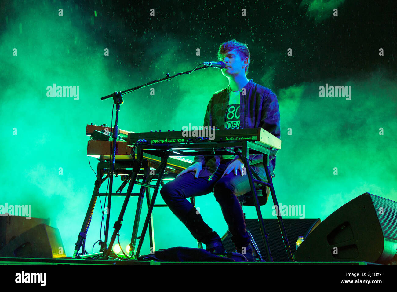 Eau Claire, Wisconsin, USA. 12th Aug, 2016. JAMES BLAKE performs live