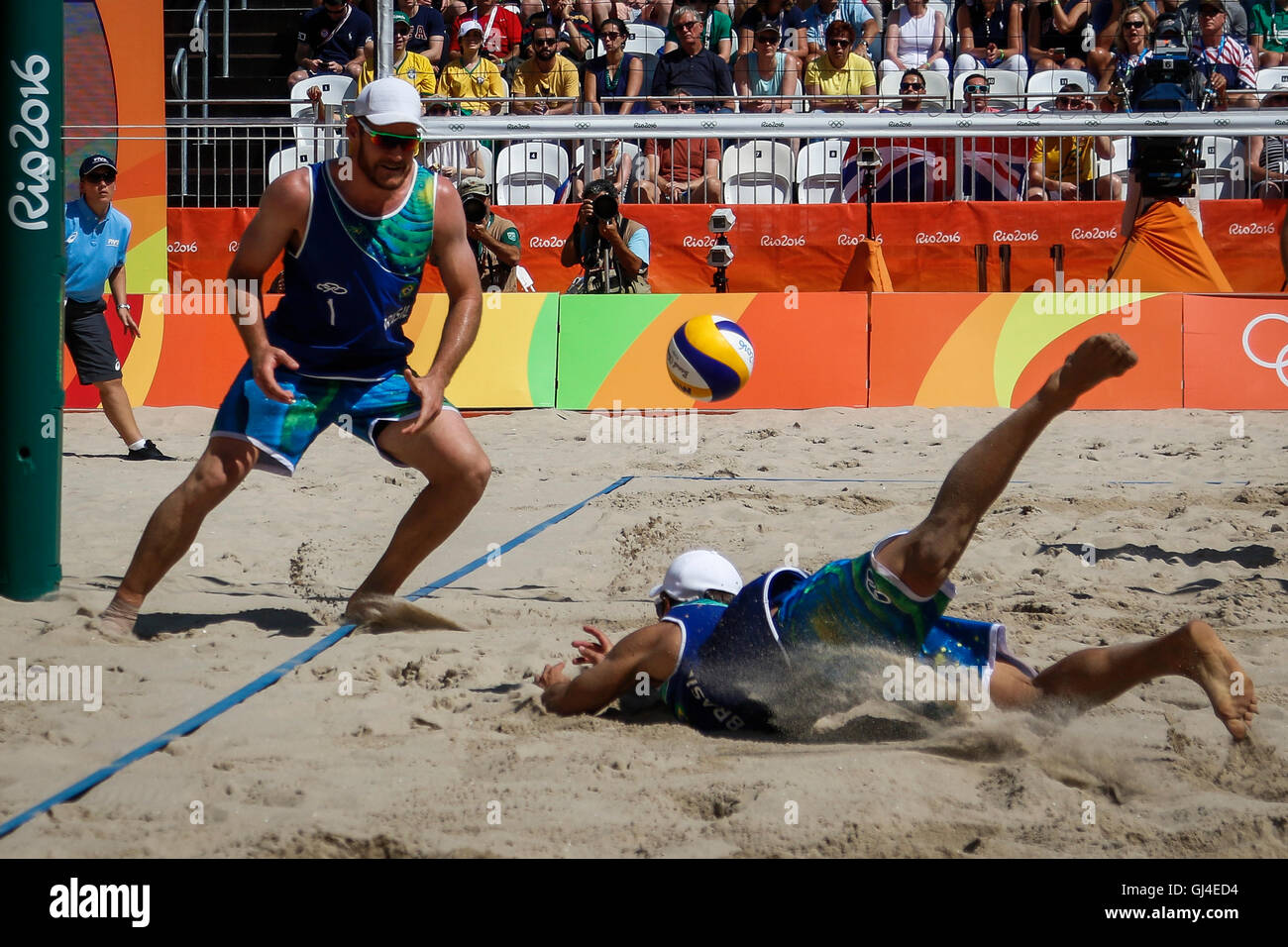 Rio de Janeiro, Brazil. 13th Aug, 2016. OLYMPICS 2016 BEACH VOLLEYBALL