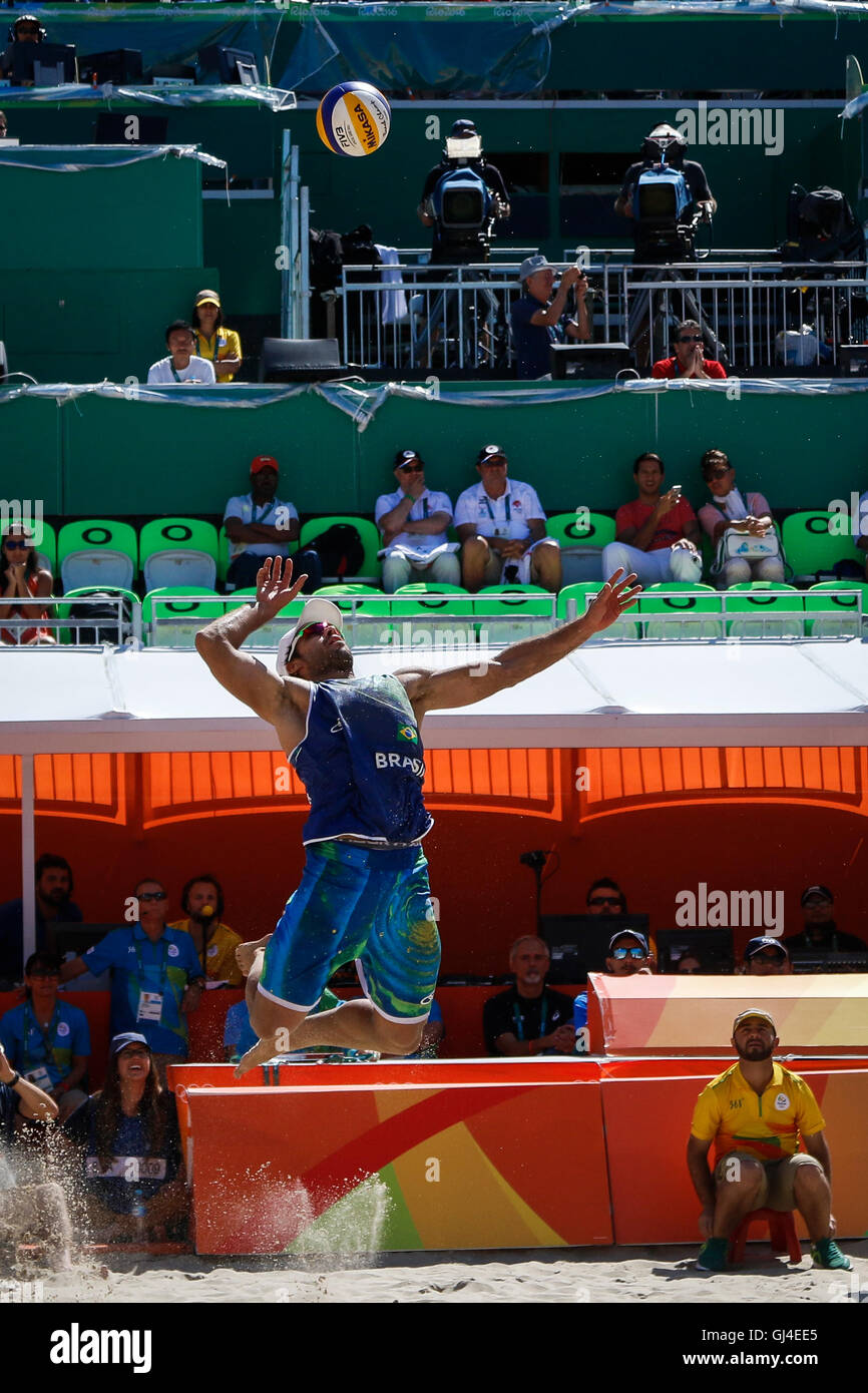 Rio de Janeiro, Brazil. 13th Aug, 2016. OLYMPICS 2016 BEACH VOLLEYBALL