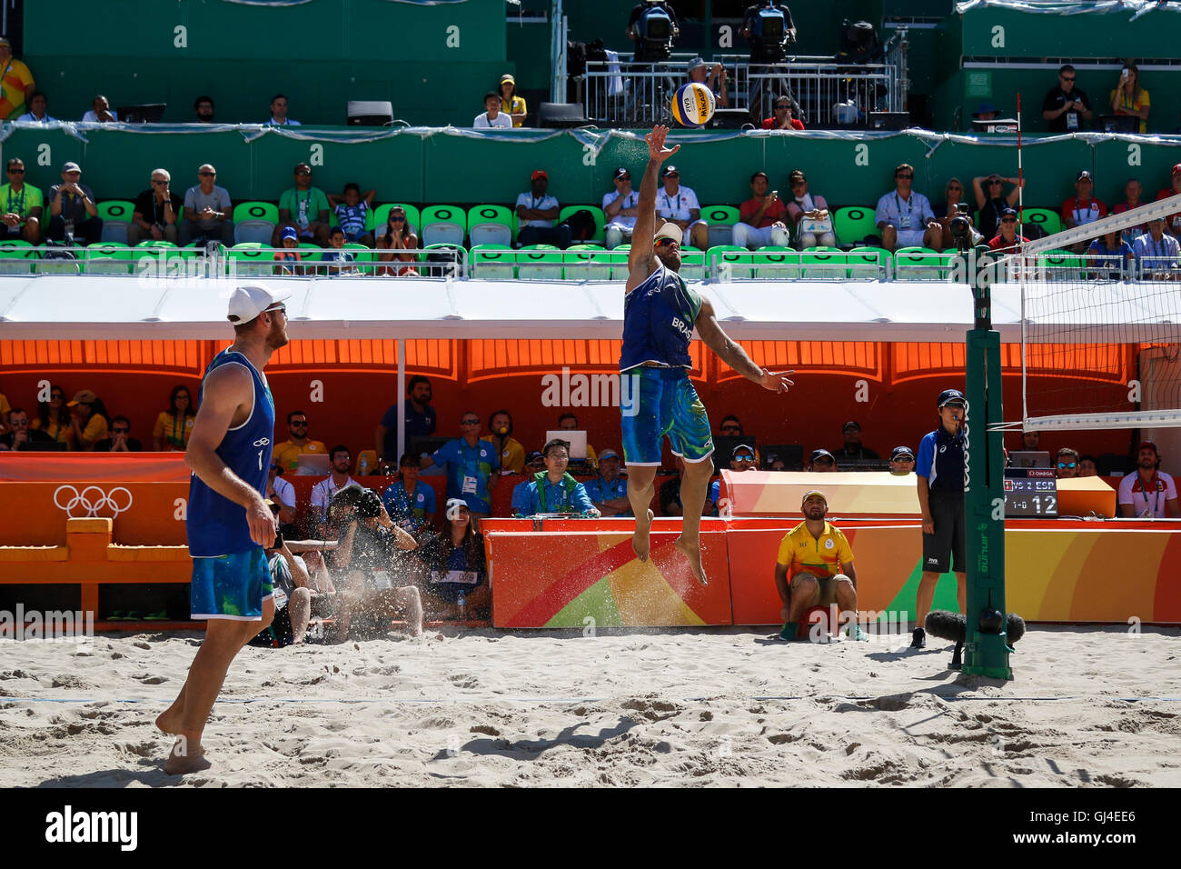 Rio de Janeiro, Brazil. 13th Aug, 2016. OLYMPICS 2016 BEACH VOLLEYBALL