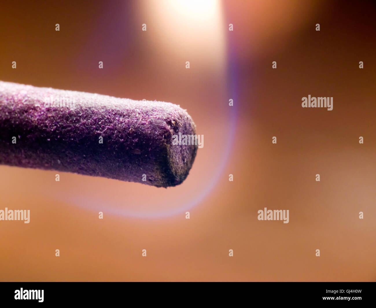 Incense stick burning Stock Photo Alamy