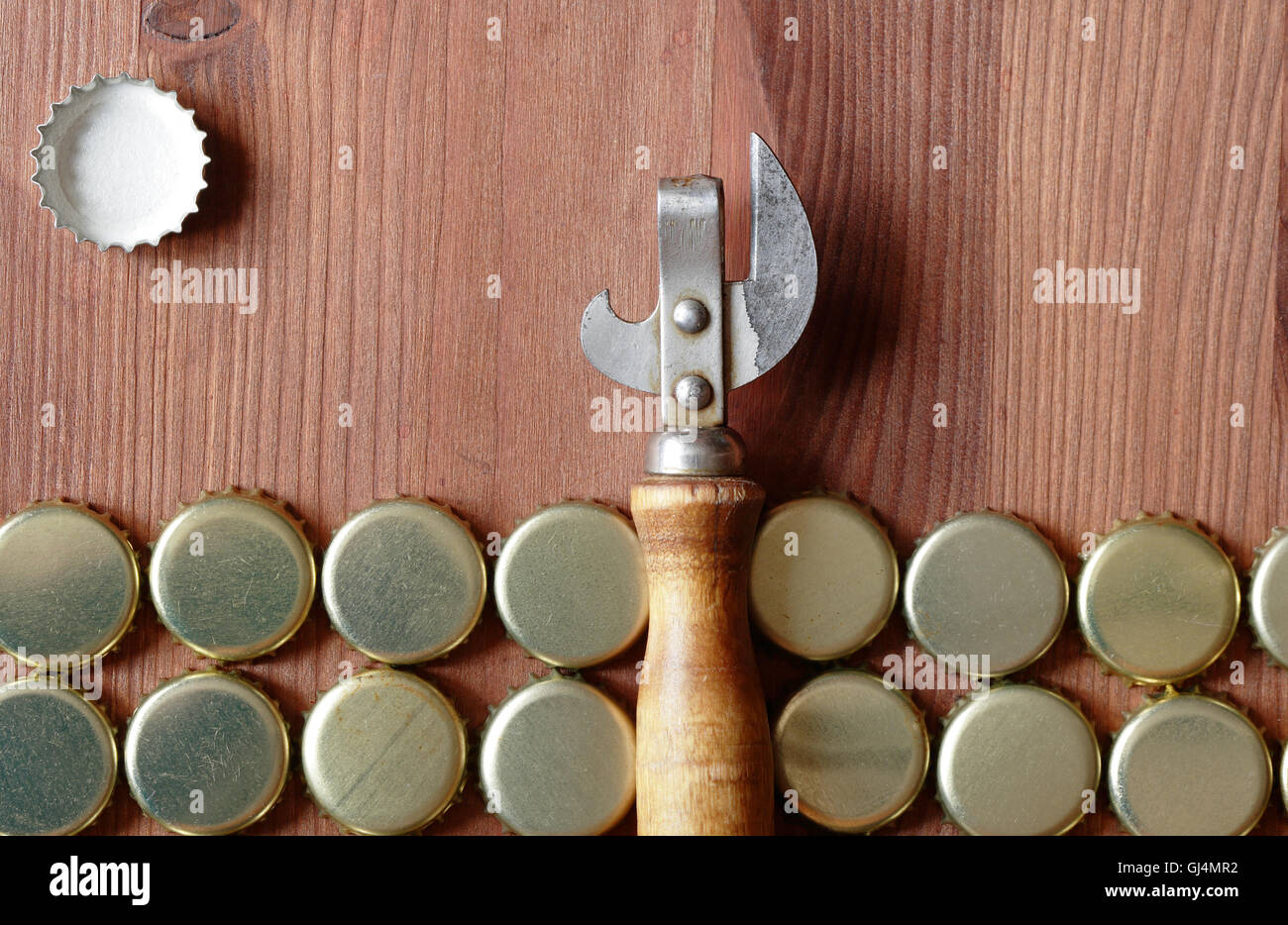 Old Bottle Opener Stock Photo Alamy