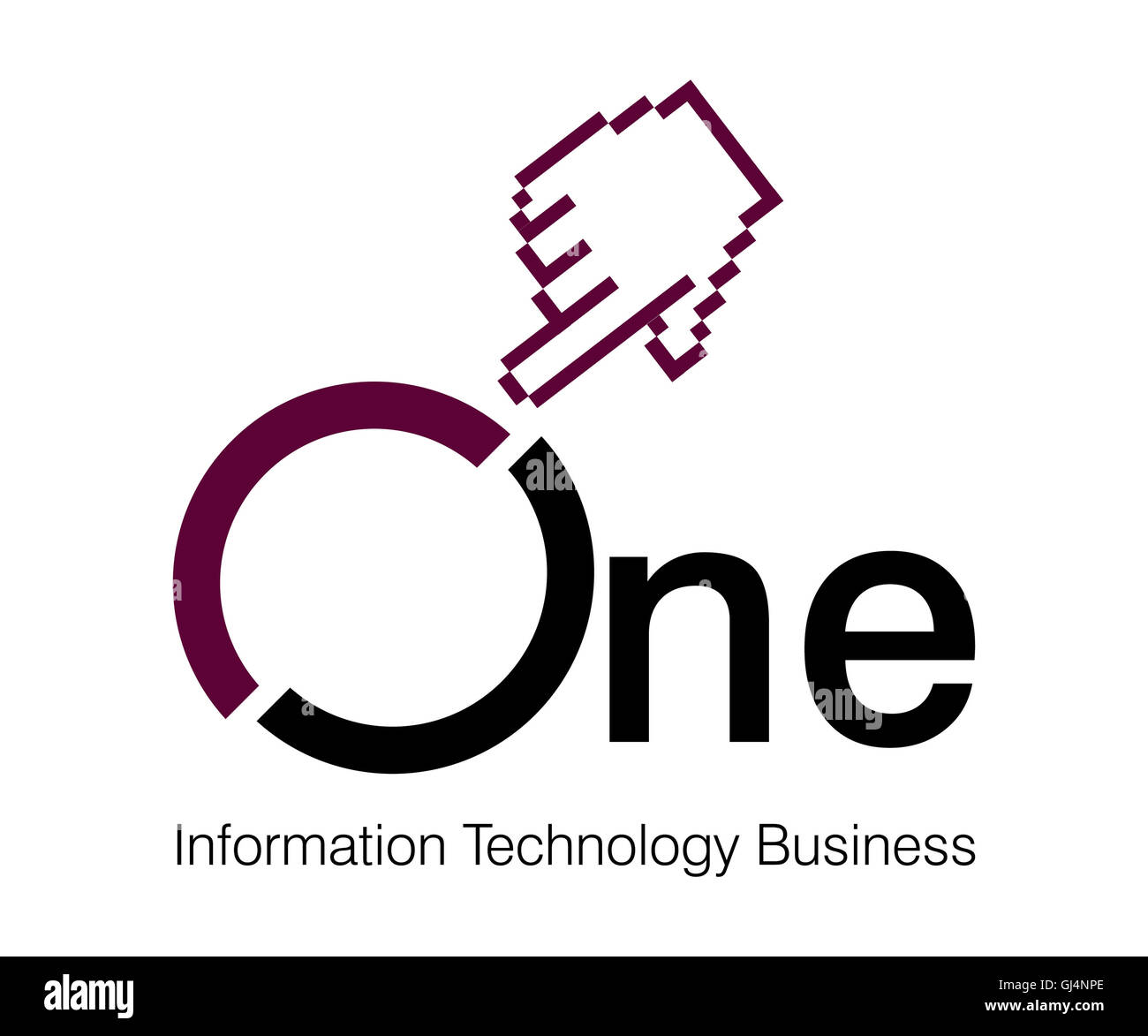 zero one logo Stock Photo Alamy