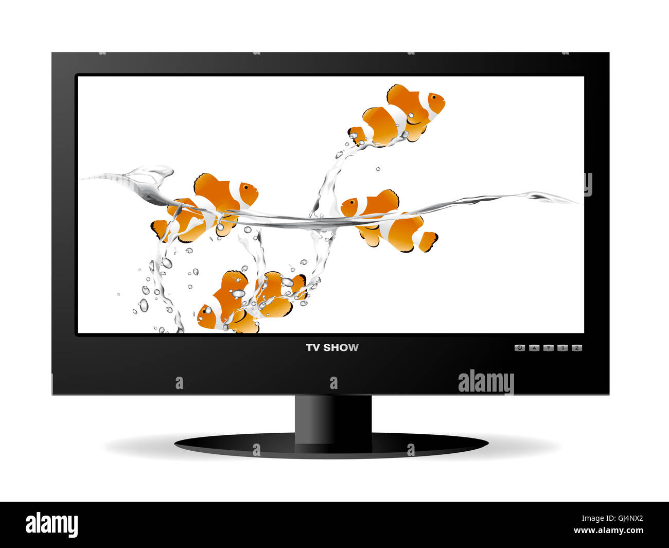 widescreen lcd monitor Stock Photo Alamy