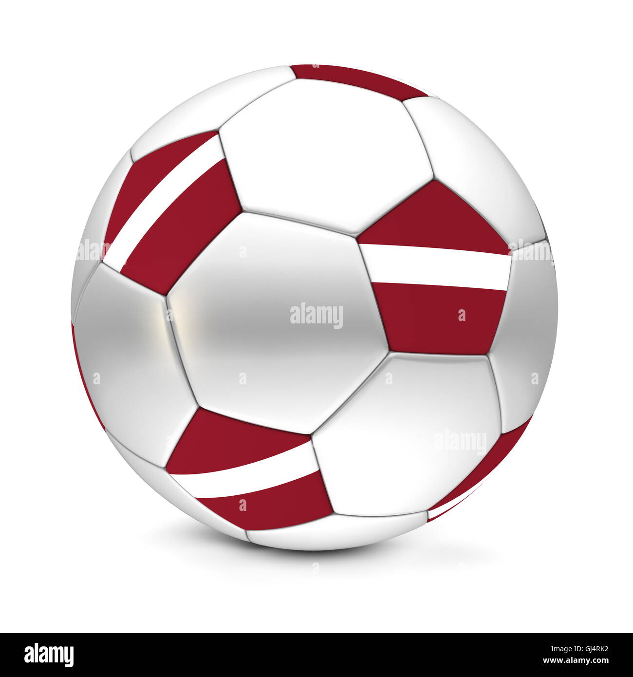 Soccer Ball/Football Latvia Stock Photo Alamy