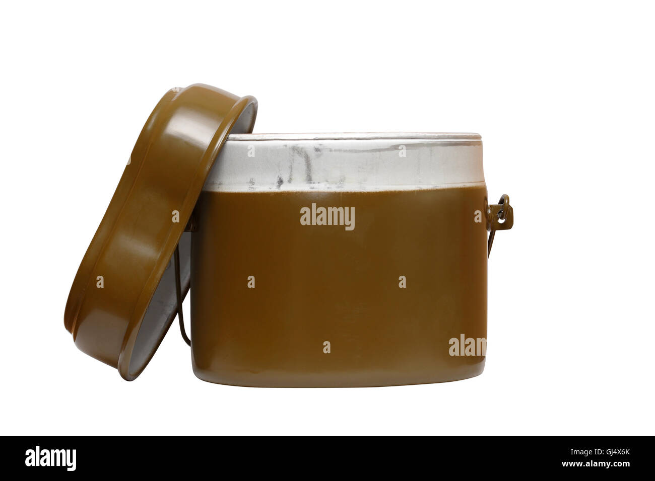 Aluminum Camp Pot Stock Photo Alamy