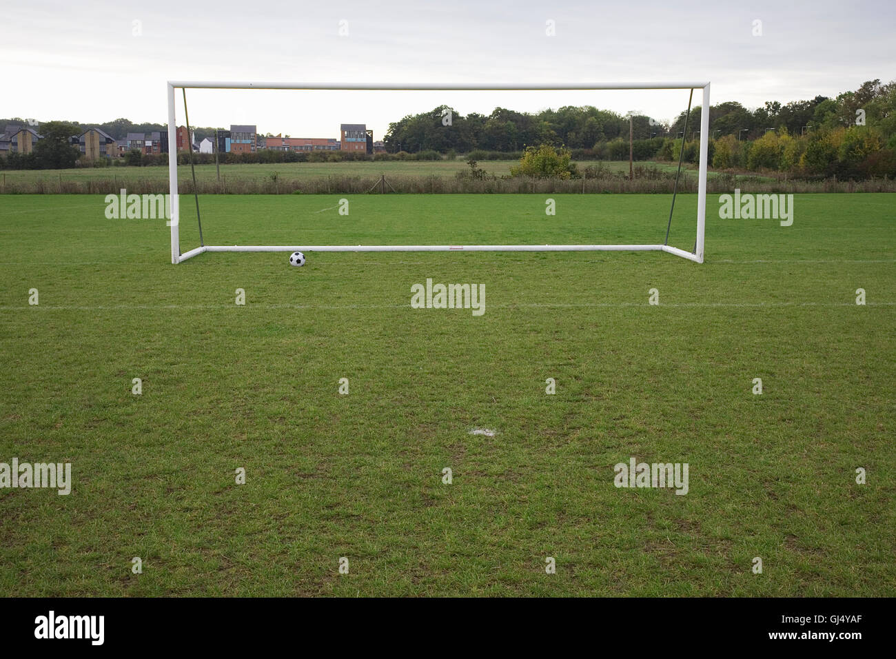 Empty goal hi-res stock photography and images - Alamy