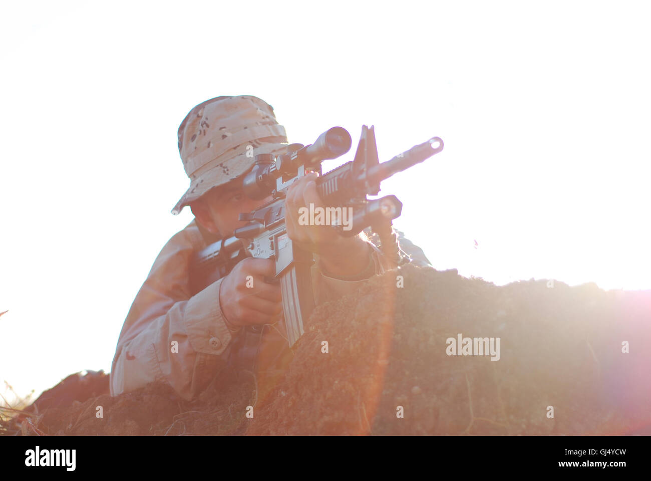 Aiming at lens hi-res stock photography and images - Alamy