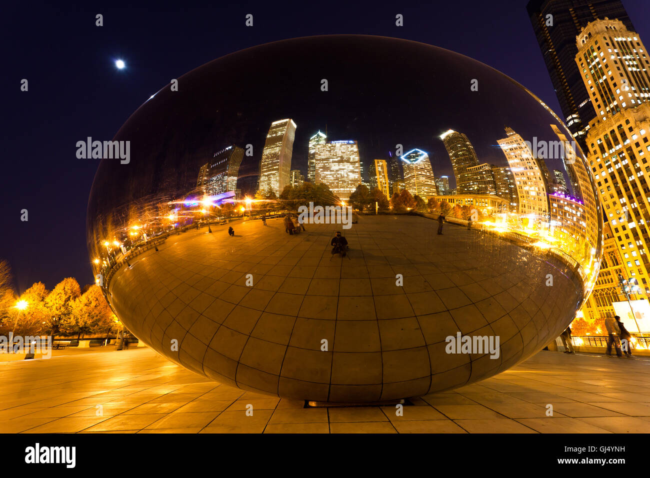 The Millennium Park in downtown Chicago Stock Photo - Alamy