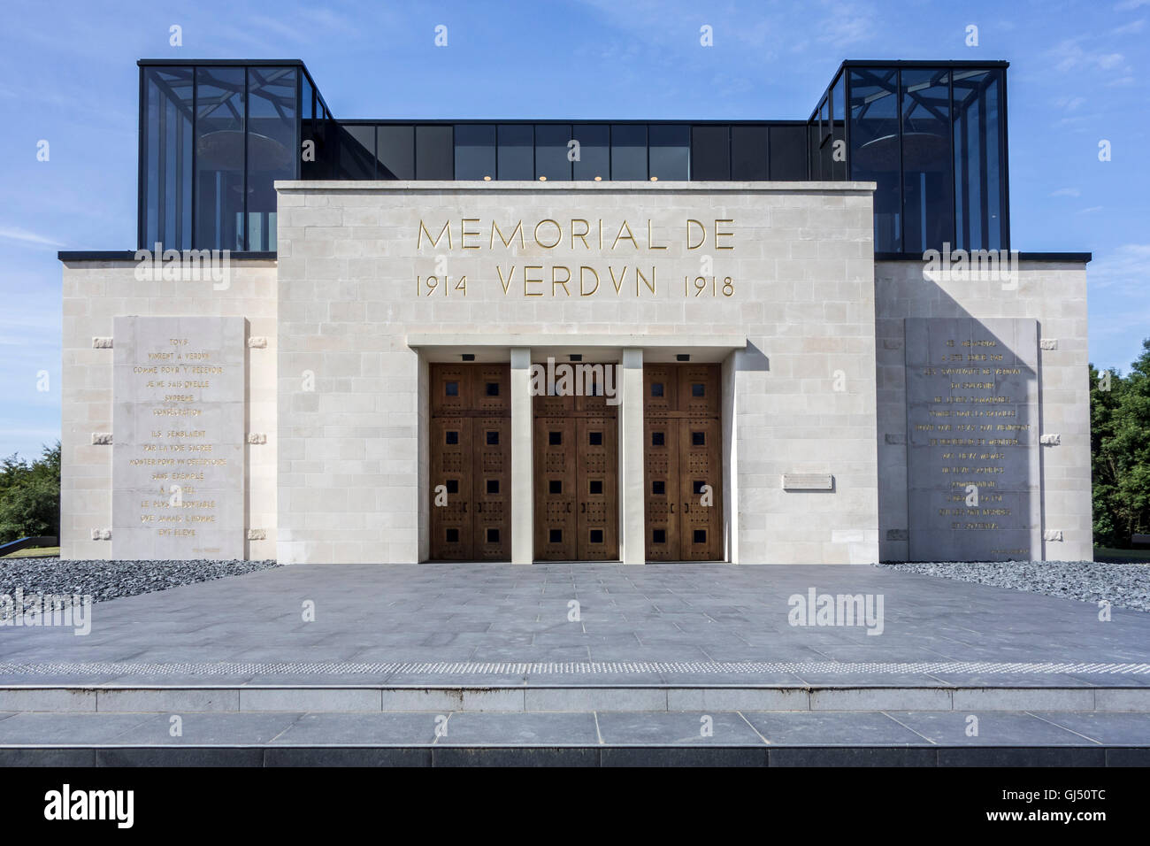 Mémorial de Verdun, museum and war memorial to commemorate the World War One 1916 Battle of Verdun, France Stock Photo