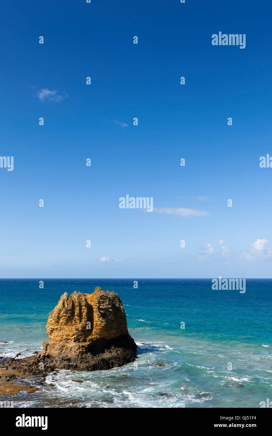 Eagle Rock Marine Sanctuary at Split Point along the Great Ocean Road. Stock Photo