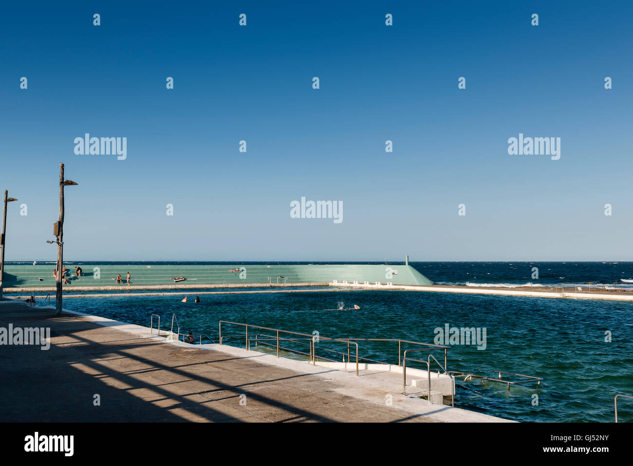 The Newcastle City Council Ocean Baths in New South Wales, Australia