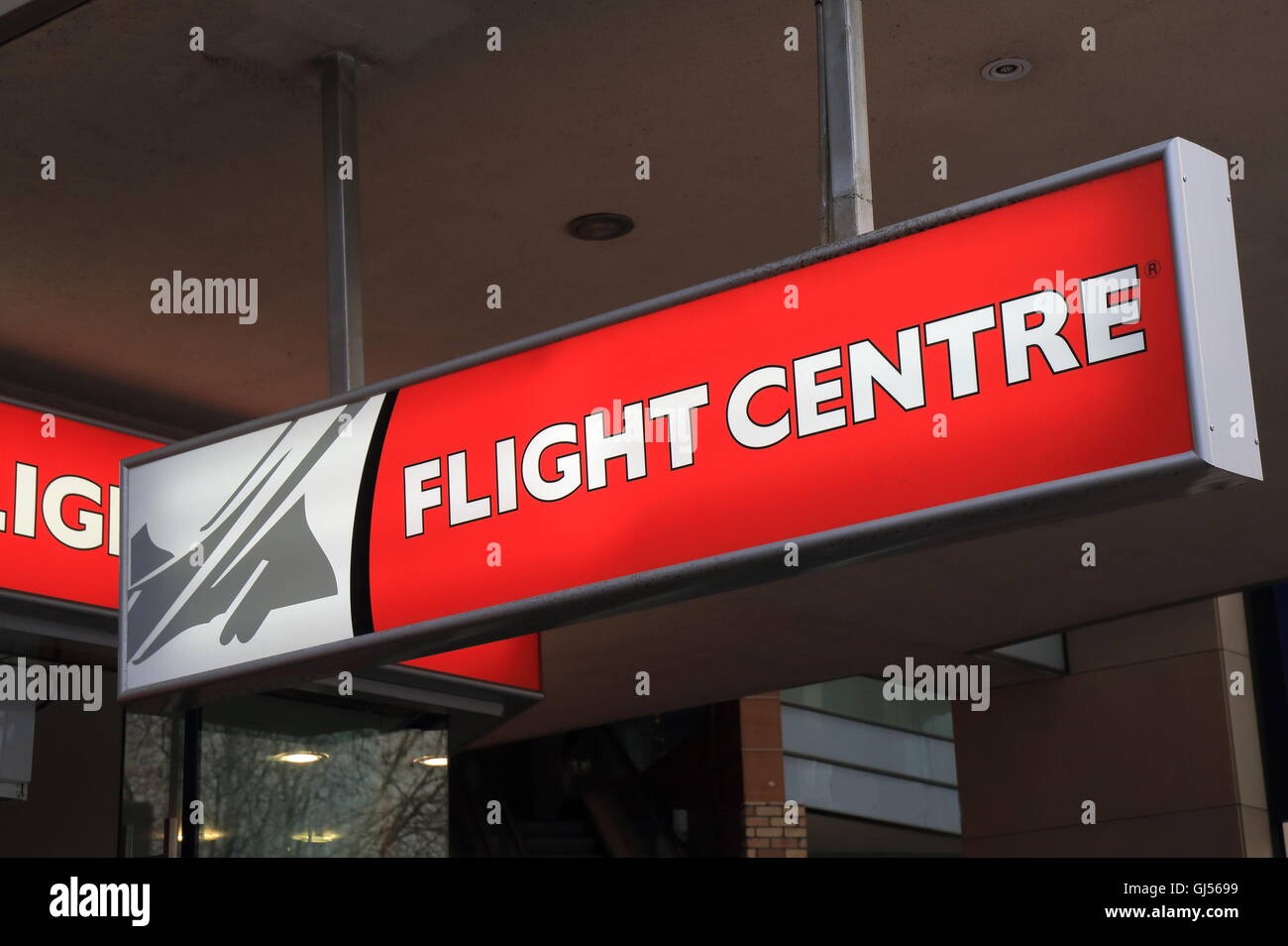 Flight Centre logo, Australian based international travel company and the largest retail travel