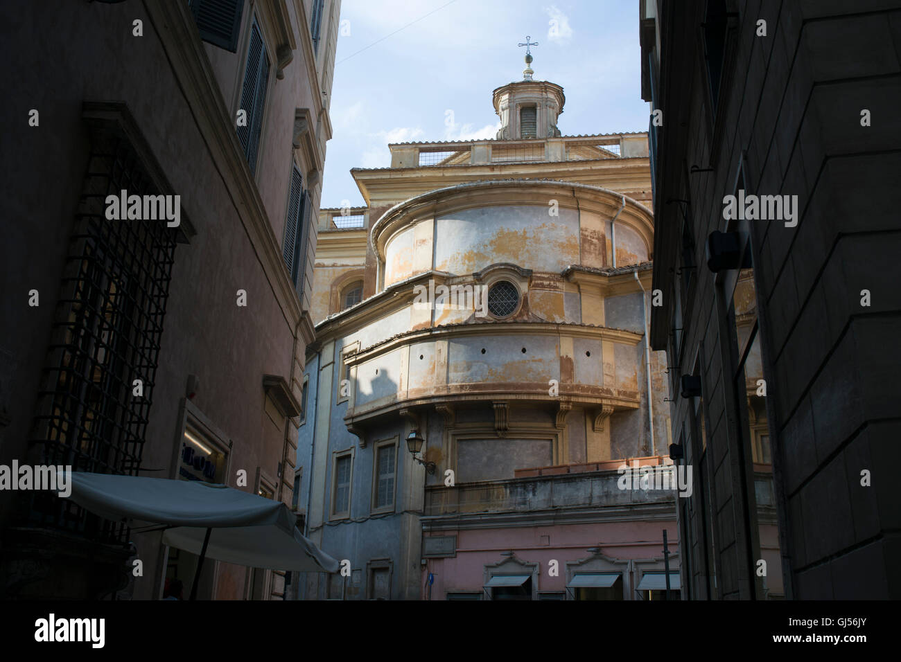 Rome. Old city center. Historic building Stock Photo