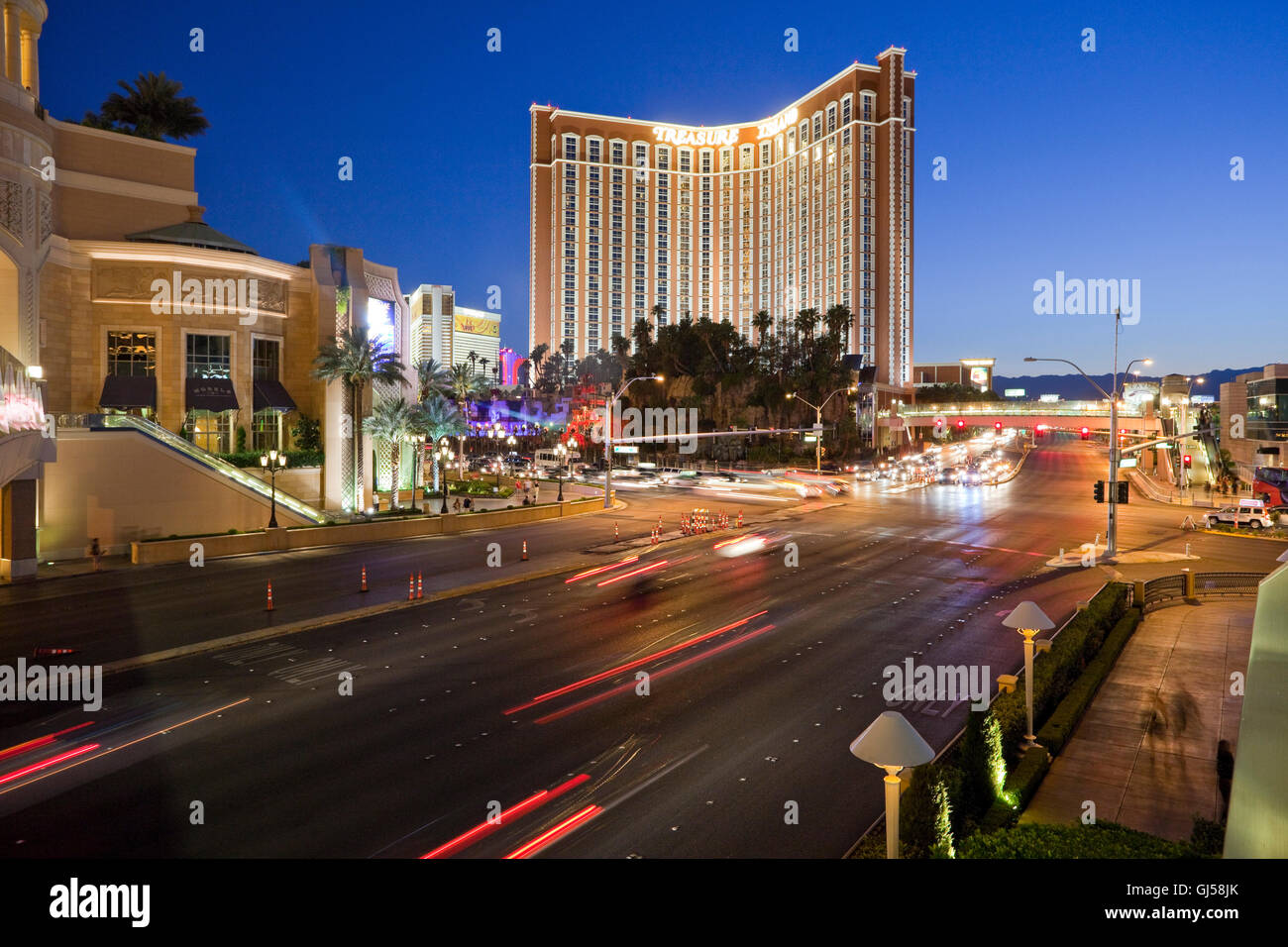 Las Vegas Hotels Stock Photo Alamy