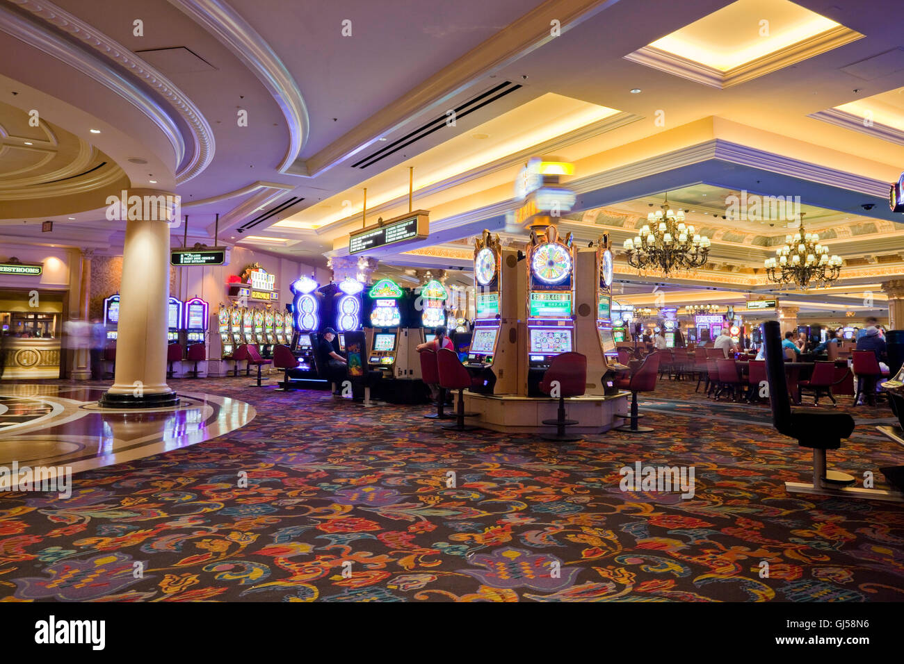 Las Vegas hotel interior Stock Photo - Alamy