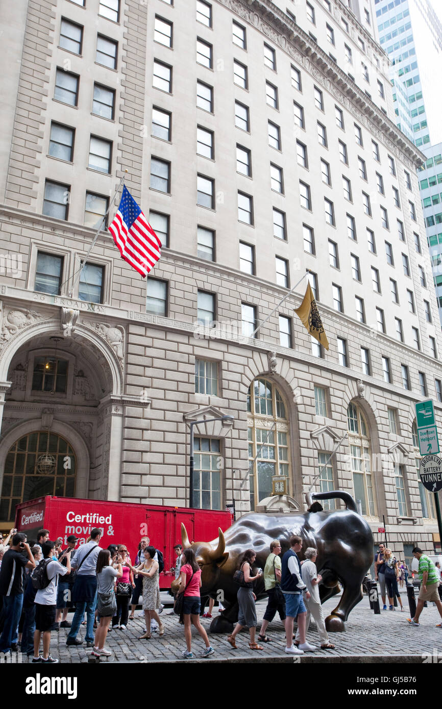 Manhattan, New York Wall Street Stock Photo - Alamy