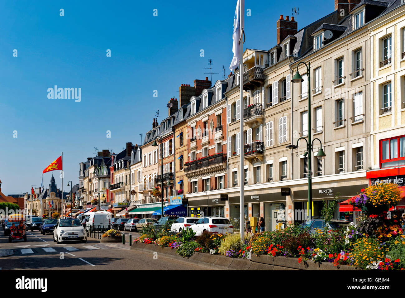 Boulevard Fernand Moureaux, Trouville, Deauville, Normandy, France ...