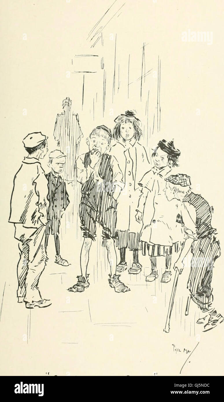 Phil May's Gutter-snipes; 50 original sketches in pen and ink (1896 ...