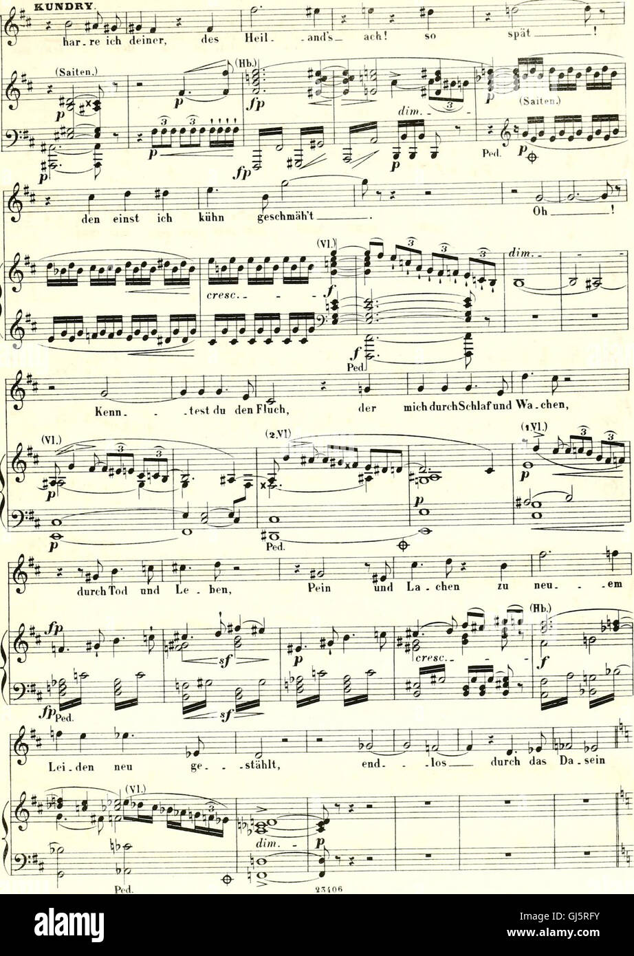 Parsifal Ein Bühnenweihfestspiel Printed Music 1882 - 
