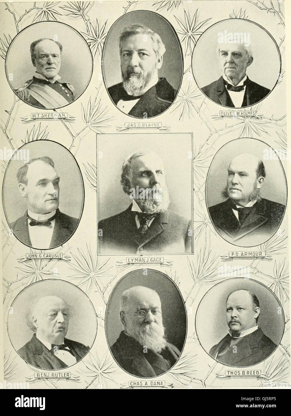 A Biographical history of Nodaway and Atchison counties, Missouri - compendium of national biography (1901) Stock Photo