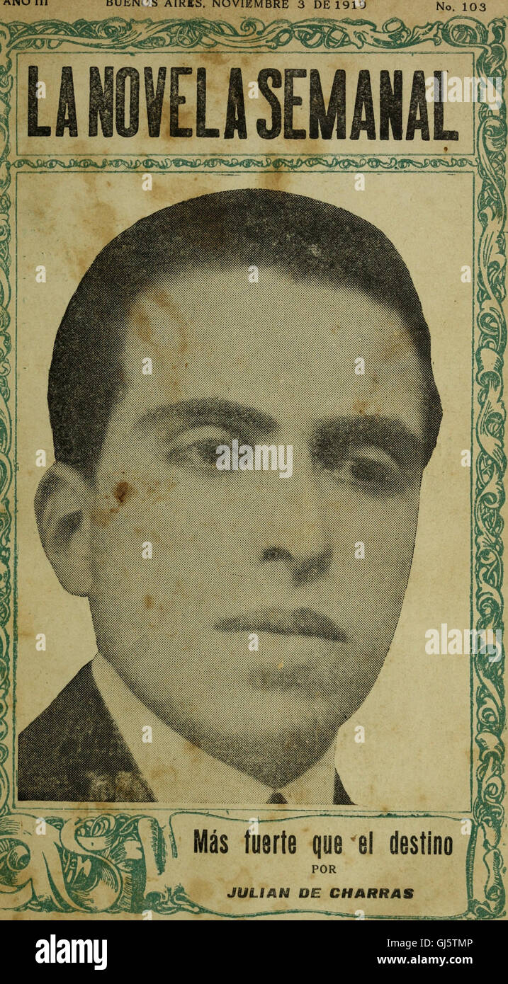 La Novela semanal (1919 Stock Photo Alamy