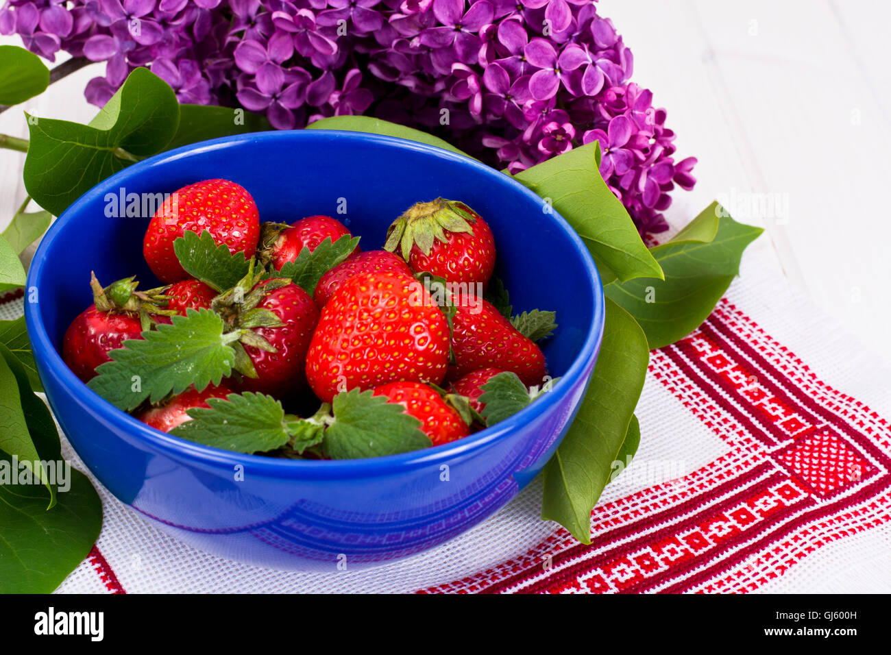 Tasty Sweet Strawberry Stock Photo - Alamy
