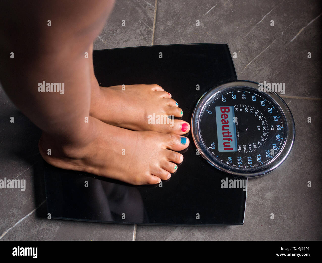 Female Bare Feet Stand On Smart Scales That Makes Bioelectric Impedance  Analysis Bia Body Fat Measurement Closeup Stock Photo - Download Image Now  - iStock