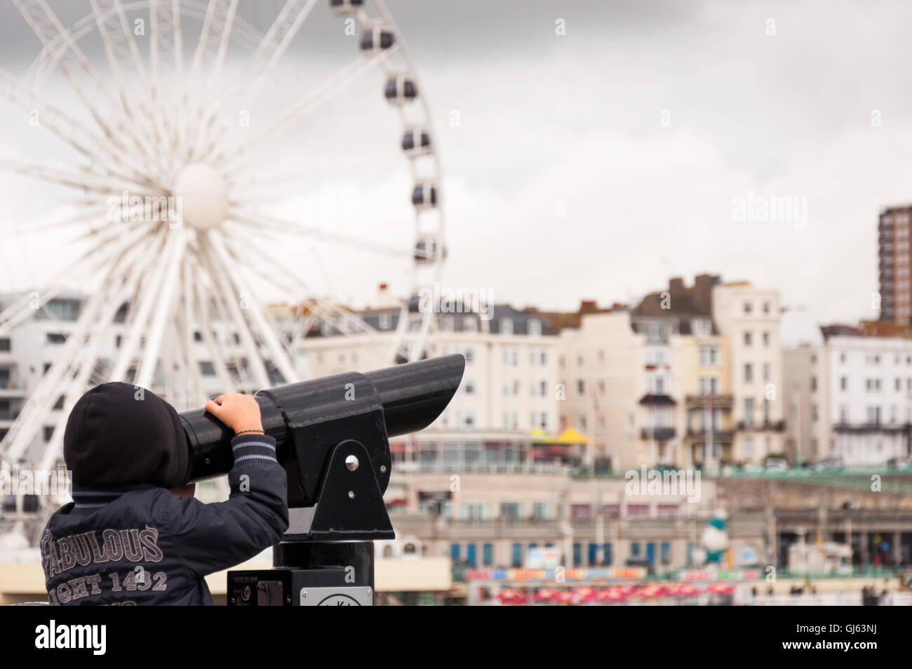 Brighton, East Essex, UK, United Kingdom, England, tourist, telescope