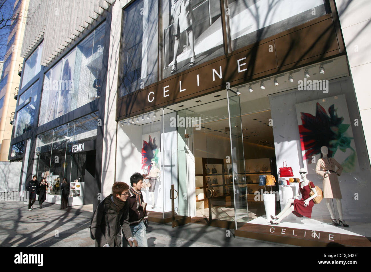 Shanghai, China. 22nd July, 2019. French luxury goods brand Celine, owned  by LVMH group store and logo seen in Shanghai. Credit: Alex Tai/SOPA  Images/ZUMA Wire/Alamy Live News Stock Photo - Alamy