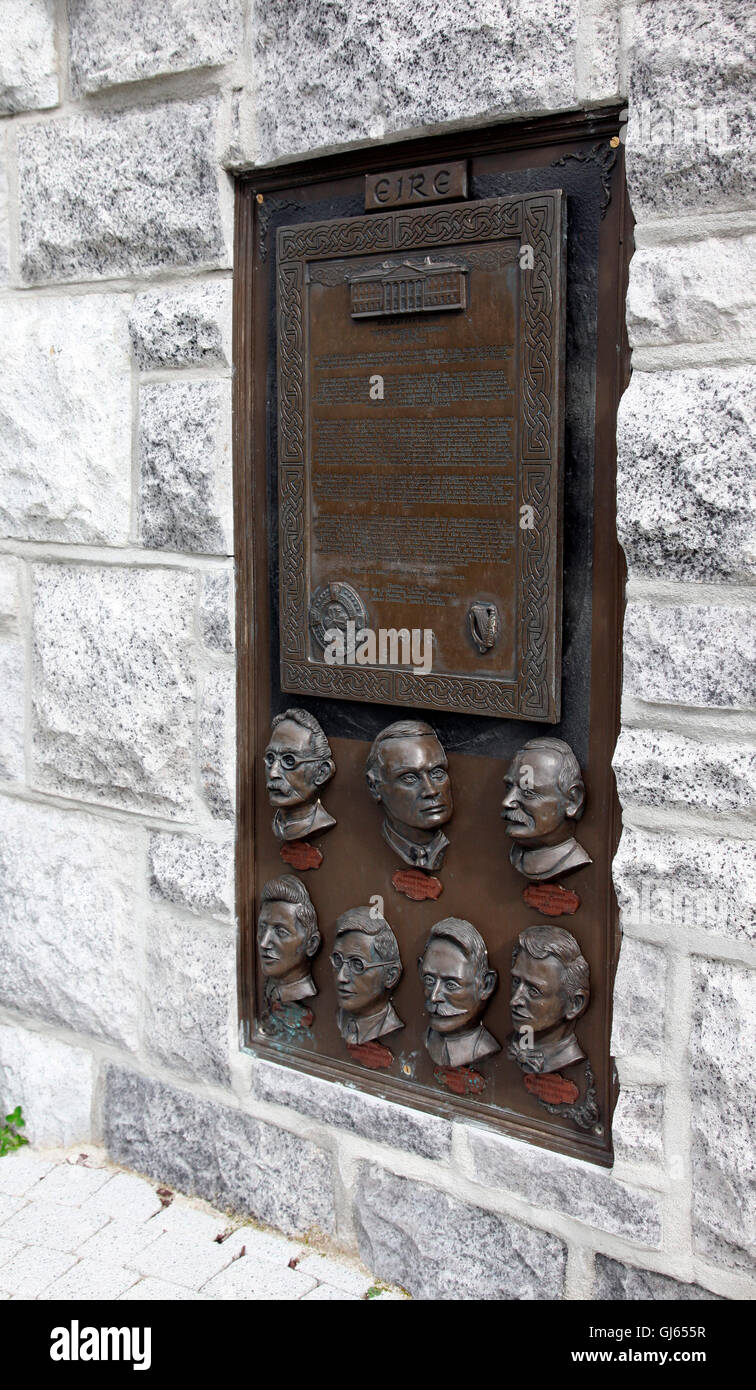 1916 Easter Rising memorial, Carrickmacross Stock Photo