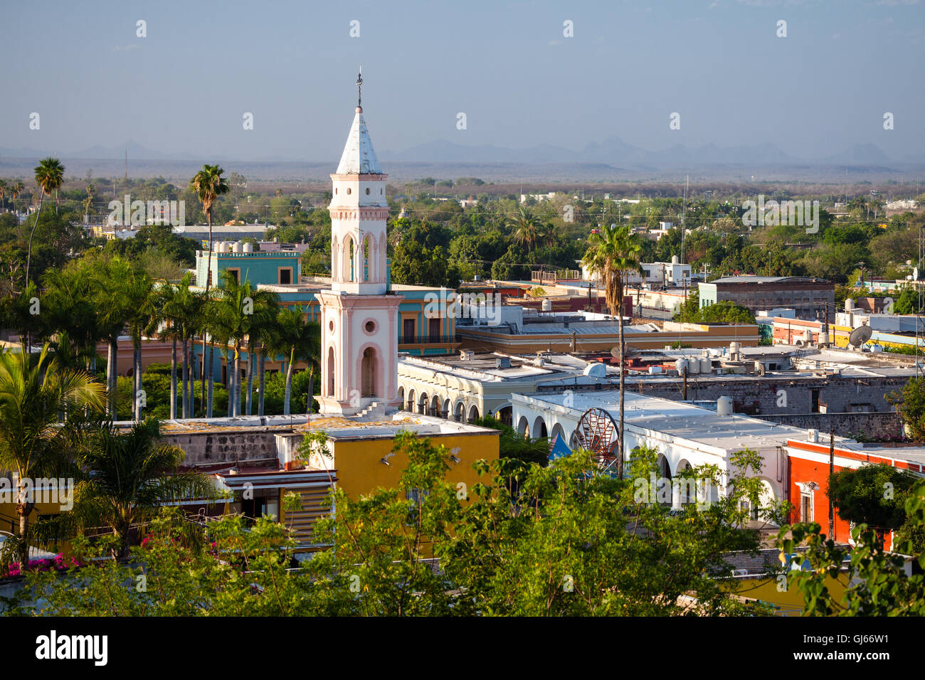 The colonial town of El Fuerte, Sinaloa, Mexico. Stock Photo