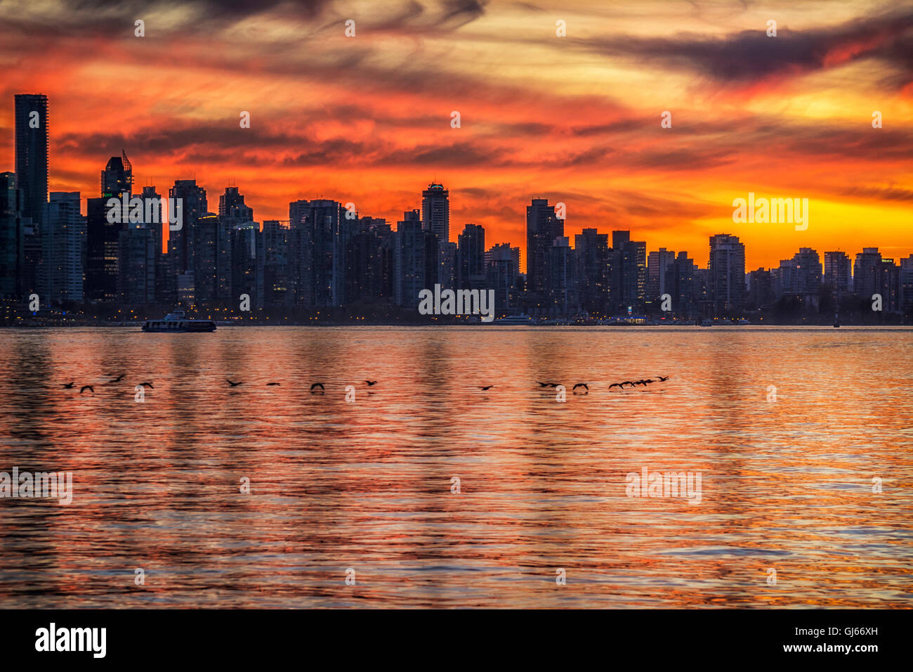 Downtown Vancouver from North Vancouver Stock Photo - Alamy