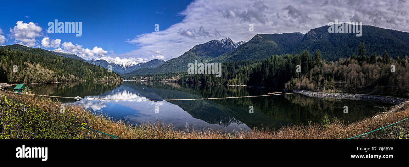 Capilano Lake, North Vancouver Stock Photo Alamy