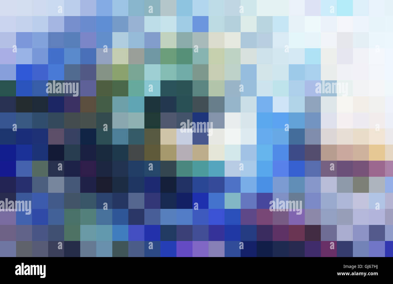 abstract blue background with mosaic style Stock Photo - Alamy