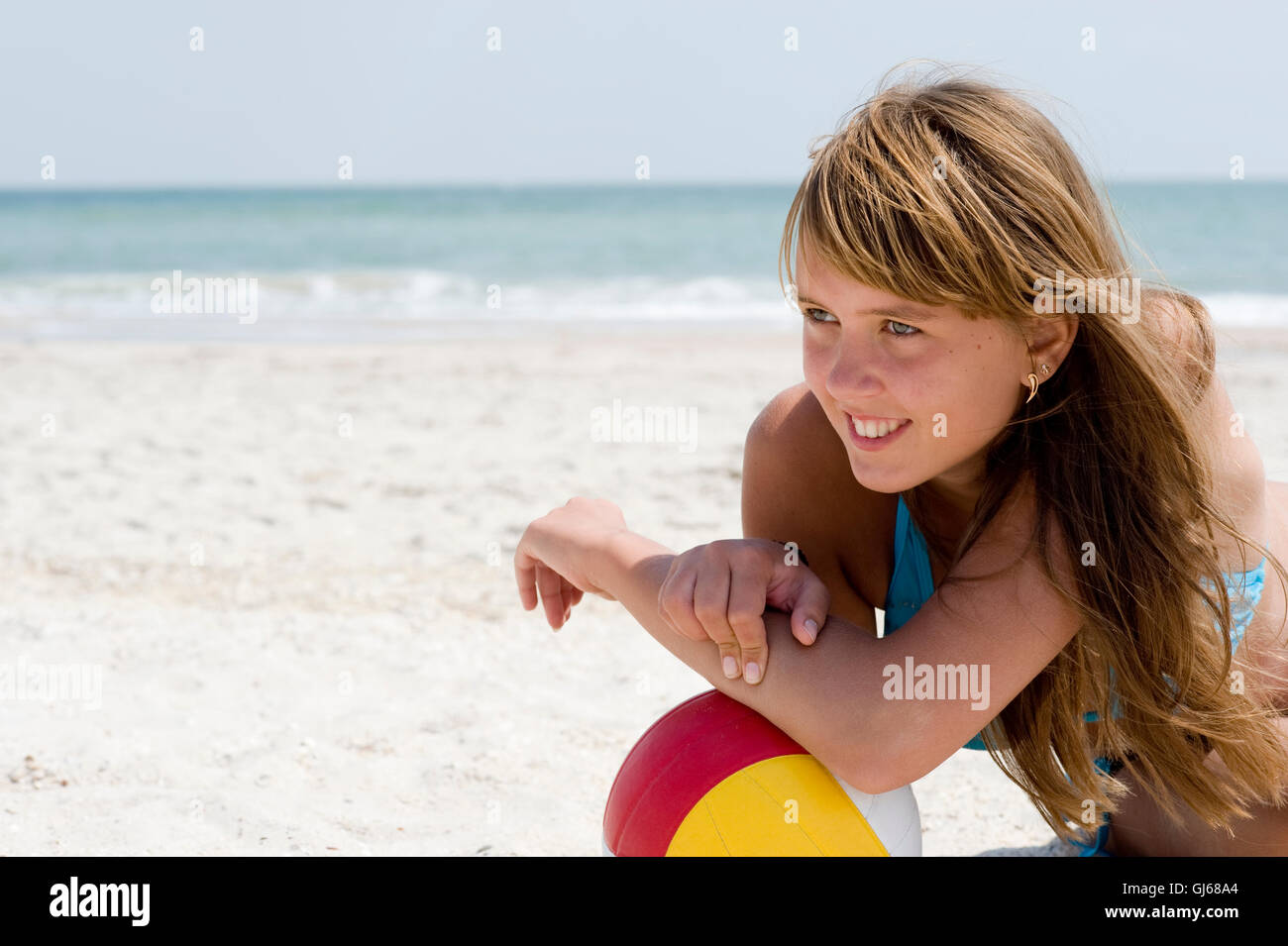 Adolescence Beach Bikini Stock Photos And Images