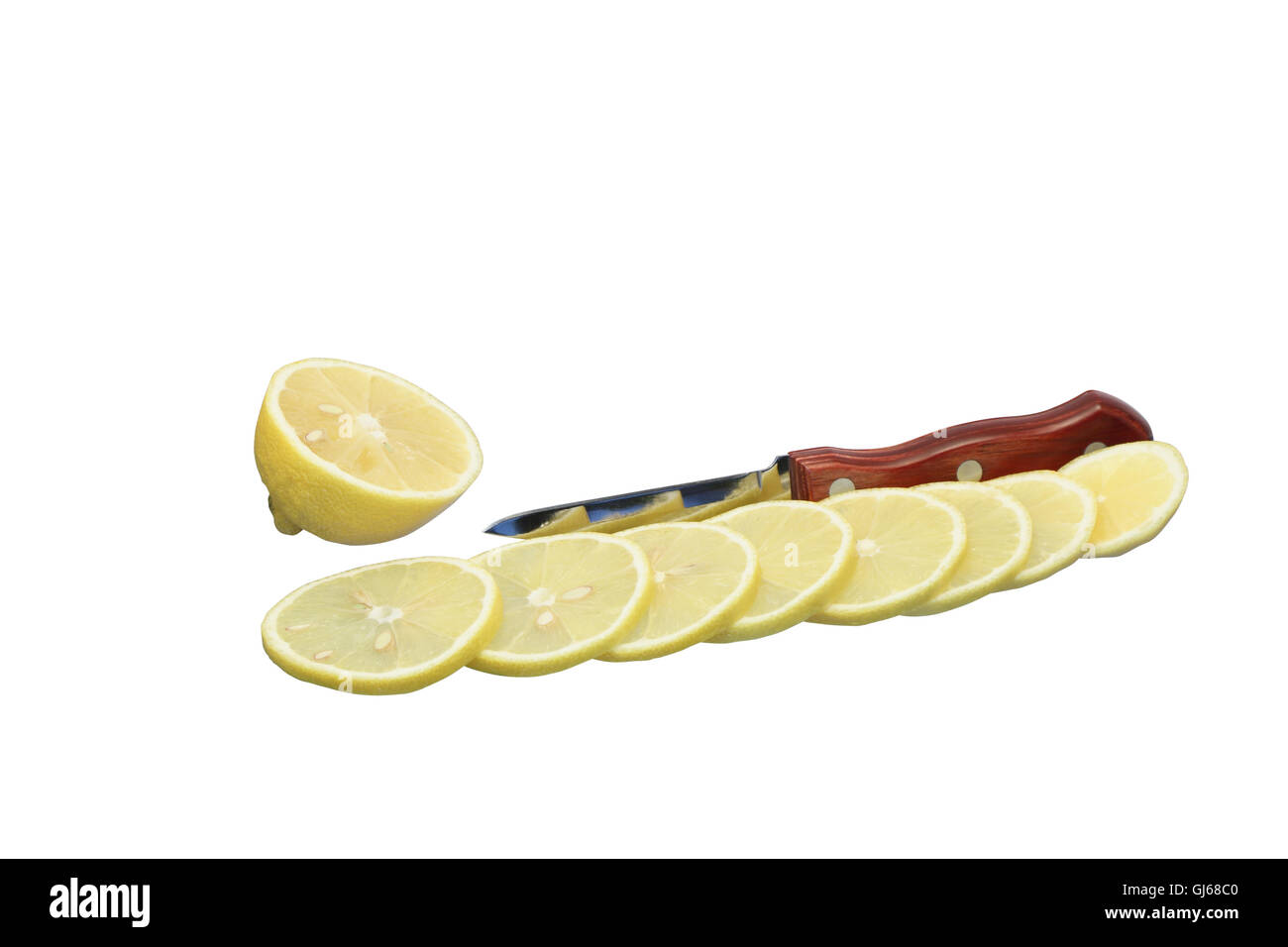 Sliced Lemon Stock Photo