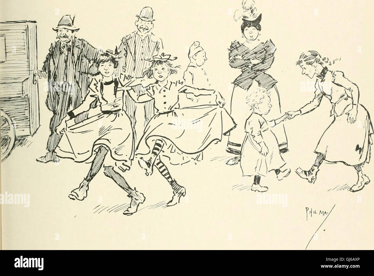 'Phil May's Gutter-snipes' (1896) features 50 sketches by British ...