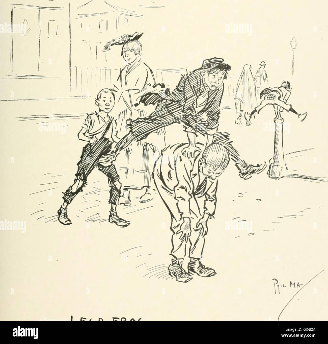 *Gutter-snipes* (1896) by Phil May features 50 original sketches in pen ...
