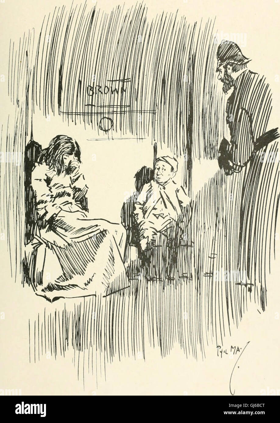 'Phil May's Gutter-snipes' (1896) features 50 pen-and-ink sketches by ...