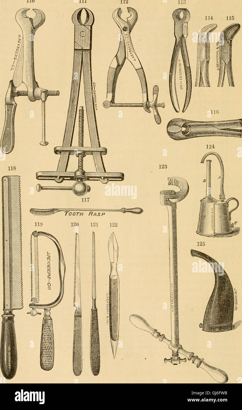 Veterinary Instruments Labelled This 1881 illustrated alphabetical register catalogs veterinary ...